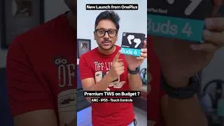 Thumbnail: OnePlus Nord Buds 4 (New) Super on Budget ?? 😱 #tech #shorts #ytshorts