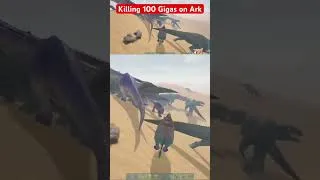 Thumbnail: Killing 100 Enemy Gigas on Ark #ark #gaming