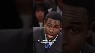 Thumbnail: The man would not fall! #JudgeJudy