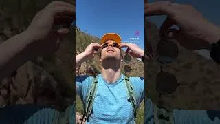 Thumbnail: Where were you for the solar eclipse? We were in Arizona hiking Camelback Mountain! #eclipse