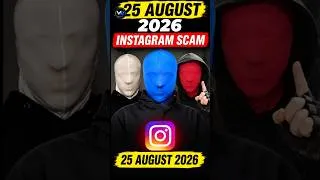 Thumbnail: 25 August Instagram Scam 😱 | 25 August Viral Video #trending
