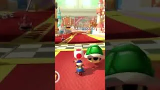 Thumbnail: I got Mario karted #mario #mk8dx #nintendo #switch #mariokart #shell #shorts #ribbon #road #toad