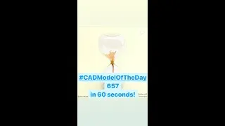 Thumbnail: #CADModelOfTheDay 657: Hourglass explained in 60 seconds!