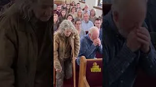Thumbnail: Congregation Slides Away From Her Crutch, Pastor Opens The Donation Room