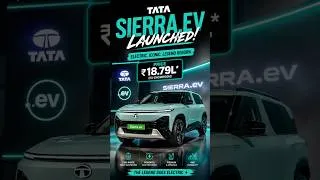 Thumbnail: Tata Sierra.Ev launched at ₹18.79L #shorts #reels