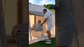 Thumbnail: we love the comfort of camping❤️ #camping #glamping #tent #familytime #mountains