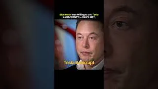 Thumbnail: Elon Musk Would Let Tesla Go Bankrupt… Here’s Why 😳