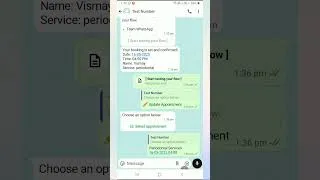 Thumbnail: Appointment Booking WhatsApp Cloud API WhatsApp Flow Google Calender MongoDB #automation
