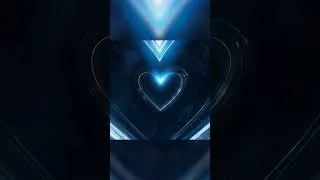 Thumbnail: Blue heart love tunnel  #screensaver #tvbackground #love