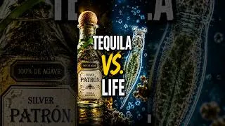 Thumbnail: Tequila vs. Life: What Happens to a Rotifer? 🔬 #shorts