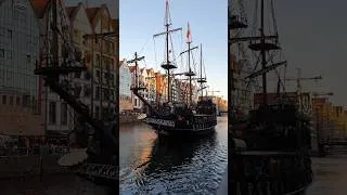 Thumbnail: A sightseeing tourist ship "The Black Pearl" in Gdańsk, Poland🇵🇱