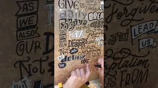 Thumbnail: #handlettering #lettering #biblescripture #thelordsprayer