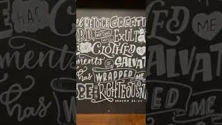 Thumbnail: #handlettering #bibleverses  on #diy #chalkboard