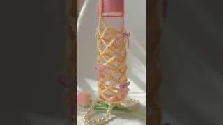 Thumbnail: Crochet Cup/Bottle Holder | Beginner Friendly ✨🎀 #crochet #beginnerfriendly #crochetbottleholder