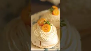 Thumbnail: Pavlova with Mascarpone Cream🍦 #cake #baking #recipe #cooking #cakedecorating