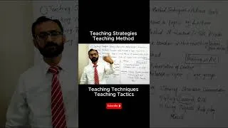 Thumbnail: Teaching Strategies || Teaching Method || Teaching Techniques || Teaching Tactics #shorts