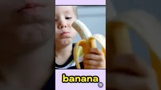 Thumbnail: Yummy Banana! Let's Learn the Word #firstwords #babywords #toddlerlearning