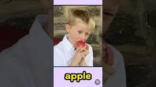 Thumbnail: Crunchy Apple! Let's Learn the Word #firstwords #babylearning #babywords