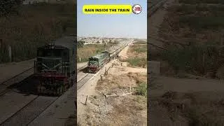 Thumbnail: Rain Inside The Train I Short Video I Latest Train Updates I Karachi Express I 15 up & 16 dn I
