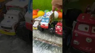 Thumbnail: Disney Pixar Cars Jumping on the Pool #car #cars #mcqueens #lightningmcqueen #disneypixarcars