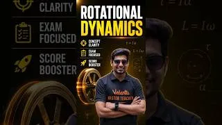 Thumbnail: Rotational Dynamics One Shot 🔥 | Complete Chapter + PYQs | MHT-CET Physics 2027 #shorts