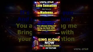 Thumbnail: Love Sensation - Madonna KARAOKE #backingtrack #karaoke #singalong