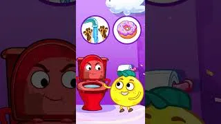 Thumbnail: Tinkle tinkle... DONE! Flush it down! 💦🚽💨🎵VocaVoca🥑Karaoke Kids Songs