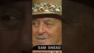 Thumbnail: Sam Snead recalls the first of his four runner up finishes at the U.S. Open in 1937.