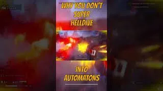 Thumbnail: Don't Super Helldive into Automatons #shorts #helldivers2 #subscribe #sub