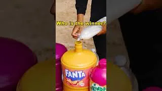 Thumbnail: Fanta or Pepsi?  #experiment #fanta #pepsi #bakingsoda #soda  #satisfying