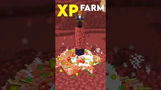 Thumbnail: Minecraft Easiest XP Farm (XP Farm Tutorial) | #Shorts