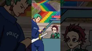 Thumbnail: Zoro caught Tanjiro over speeding ⚔️