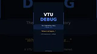 Thumbnail: VTUDebug Scene1 Episode01