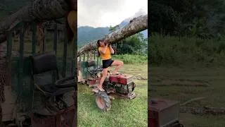Thumbnail: agricultural vehicles transporting timber