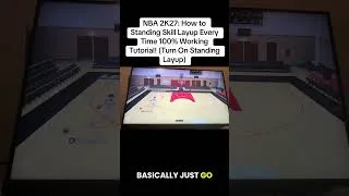 Thumbnail: NBA 2K27: How to Standing Skill Layup Every Time 100% Working Tutorial! (Turn On Standing Layup)