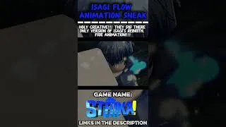Thumbnail: FIRE ISAGI ANIMATION!!!  #roblox #soccer #anime #gaming #bluelock #football #isagiyoichi