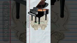 Thumbnail: uhh idk piano in the sky??? || #animation #tweening #furry #yippee
