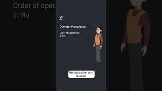 Thumbnail: JavaScript Arithmetic Operators - Part 8 - Operator Precedence - #w3schools #javascript #programming
