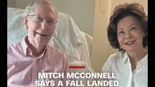 Thumbnail: Mitch McConnell says a fall put him in the hospital