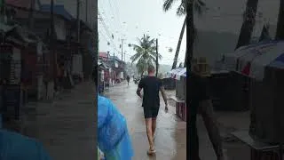 Thumbnail: Heavy Rain on a Tropical Paradise 🌴 KOH RONG Monsoon Walk 4K