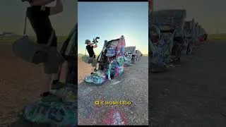 Thumbnail: The Best Time to Visit Cadillac Ranch! #route66 #texas
