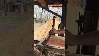 Thumbnail: Old school sawmill work! #sawmill