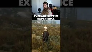 Thumbnail: Average Skyrim Experience 😂 #skyrim