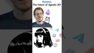 Thumbnail: The Future Of AI? 🤯 Hermes Agent Intro & Benefits #ai #agenticai #hermes