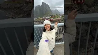Thumbnail: Baarish ne saara mood kharab kar diya 🥹 @AdobeExpress #Norway #Reine #lofotenislands