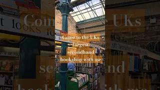 Thumbnail: Visit the UKs largest second hand book store with me 🍂 see anything you would have bought? #booktube