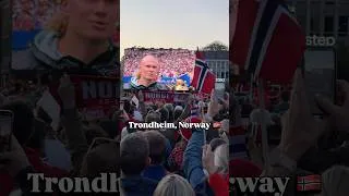 Thumbnail: Trondheim, Norway was buzzing with FIFA26 quarterfinal #shorts #norway #fifa26