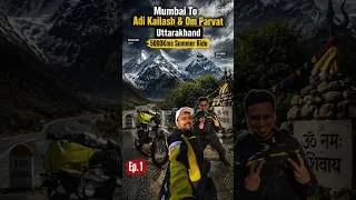 Thumbnail: Adi Kailash Yatra 2026 Begins - 5000kms | Mumbai To #AdiKailash & #OmParvat | Ep.1 #Shorts
