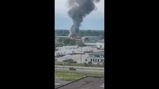 Thumbnail: Viewer video: Goshen Road fire