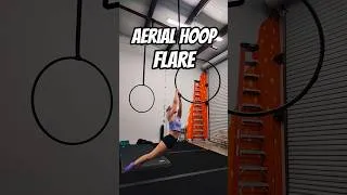 Thumbnail: First flare I've ever done! 🔥 #circus #aerialhoop #dance #art #aerial #aerialist #florida